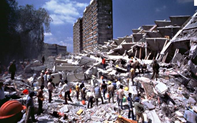 Danneggiamento selettivo a Città del Messico durante il sisma del 1985