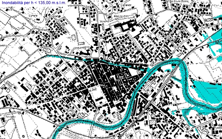 Gestione del rischio da esondazione in ambiente G.I.S, tecnologie GPS e Lidar