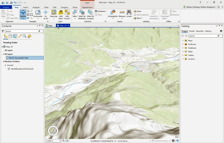 ArcGIS Pro elaborazione 3D