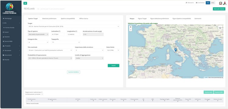 pagina web di accesso all'applicazione online