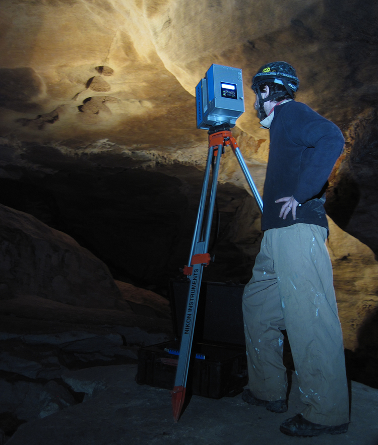 Rilievo Laser Scanne in grotta