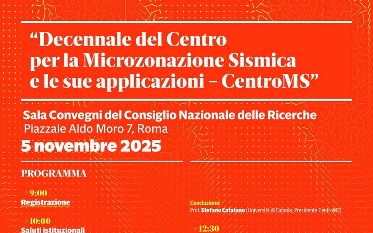 Decennale del Centro per la Microzonazione Sismica e le sue applicazioni