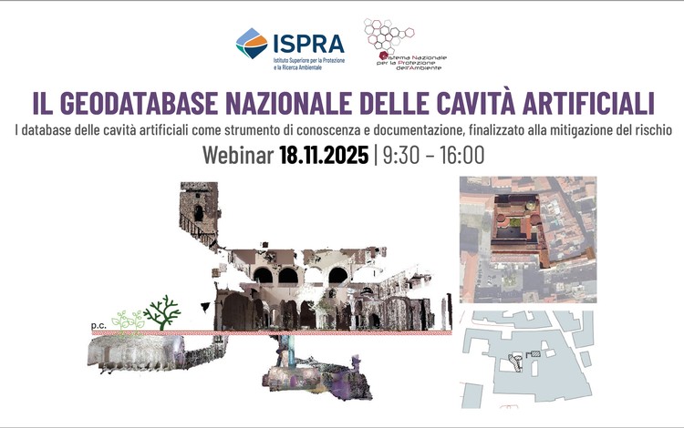 Evento ISPRA: presentazione del Geodatabase Cavità Artificiali