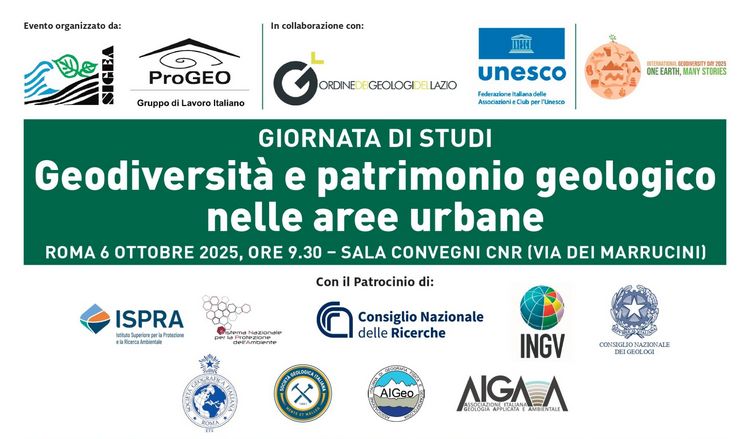 Geodiversità urbana: giornata di studi a Roma