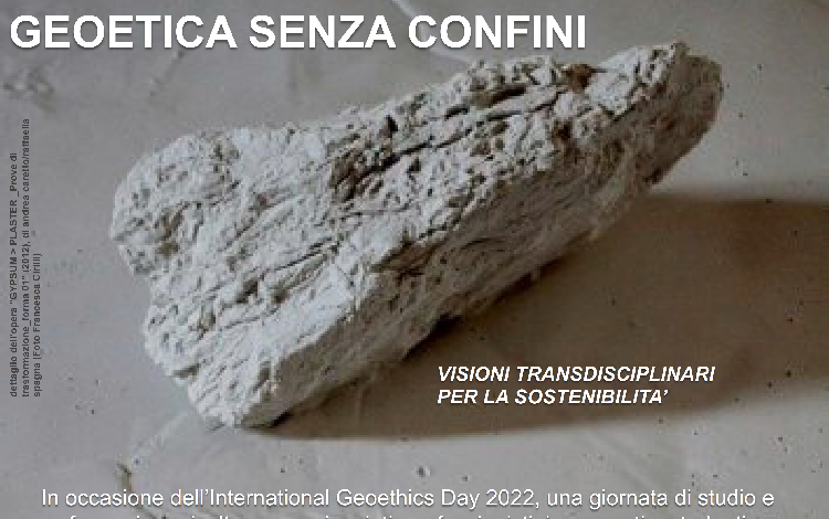 Geoetica senza confini: visioni transdisciplinari per la sostenibilità, 13 ottobre 2022