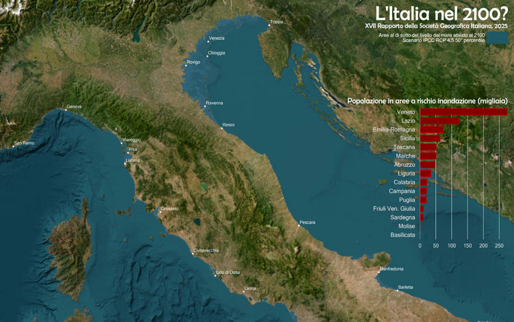 Paesaggi sommersi: la crisi climatica riscrive le coste italiane
