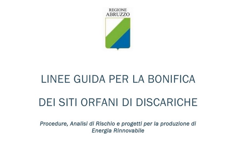 Linee guida per la bonifica dei siti orfani di discariche