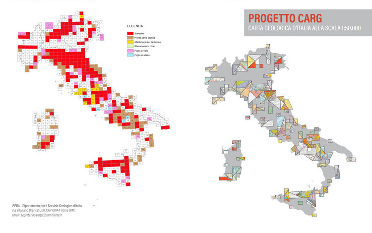 A rischio il completamento della Carta geologica d’Italia