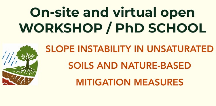 Open workshop su instabilit&agrave; di versante in terreni insaturi e soluzioni nature‑based