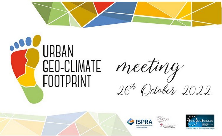 Urban Geo-climate Footprint meeting, 26 ottobre 2022, Roma