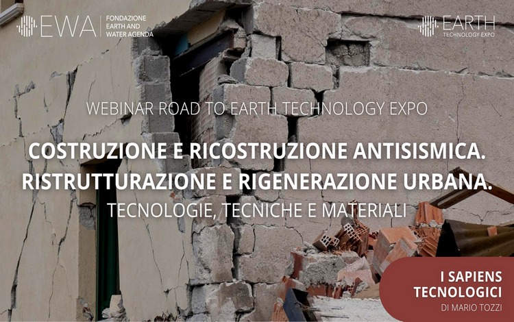 Webinar: Costruzione e ricostruzione antisismica. Tecnologie, tecniche e materiali