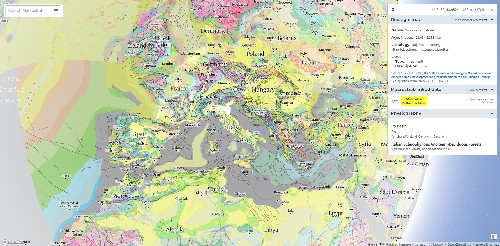 macrostrat carte geologiche