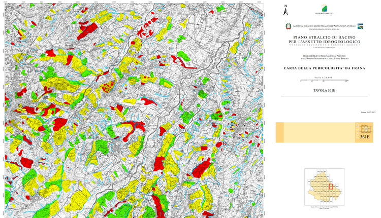 Autorità di Bacino Distrettuale dell'Appennino Centrale, pubblicate le cartografie PAI e PSDA