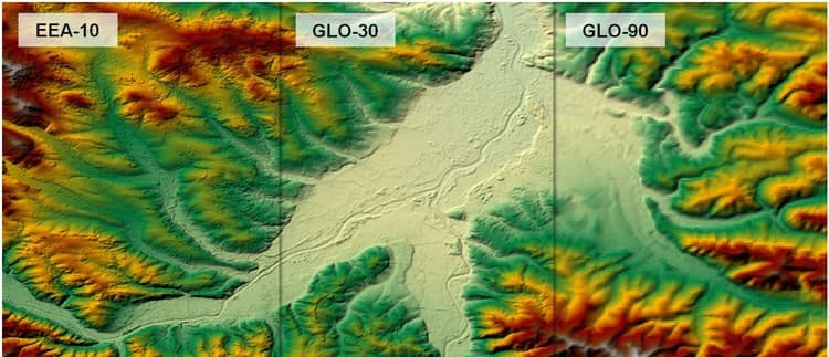 #Copernicus #DEM Digital Elevation Model 2021