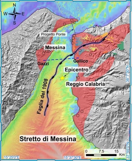 Scoperta nei fondali marini dello Stretto di #Messina la #faglia che provocò il #terremoto del 1908