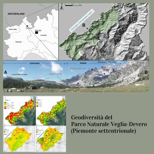 Geodiversità Parco Naturale Veglia-Devero, ricerca del Dipartimento di Scienze della Terra “A. Desio” Geoscienze - UNIMI