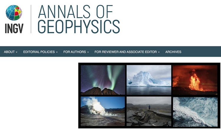 Annals of Geophysics, vol. 64, n. 1, anno 2021