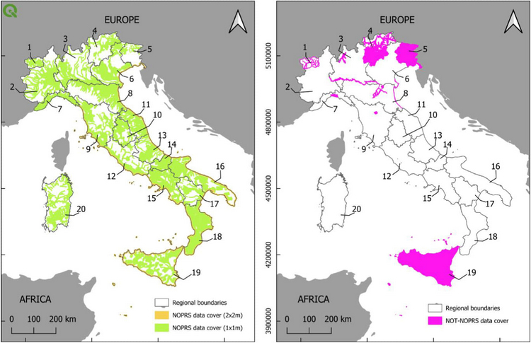 HR‑DTM‑5m: nuovo DTM ad alta risoluzione per l&rsquo;Italia