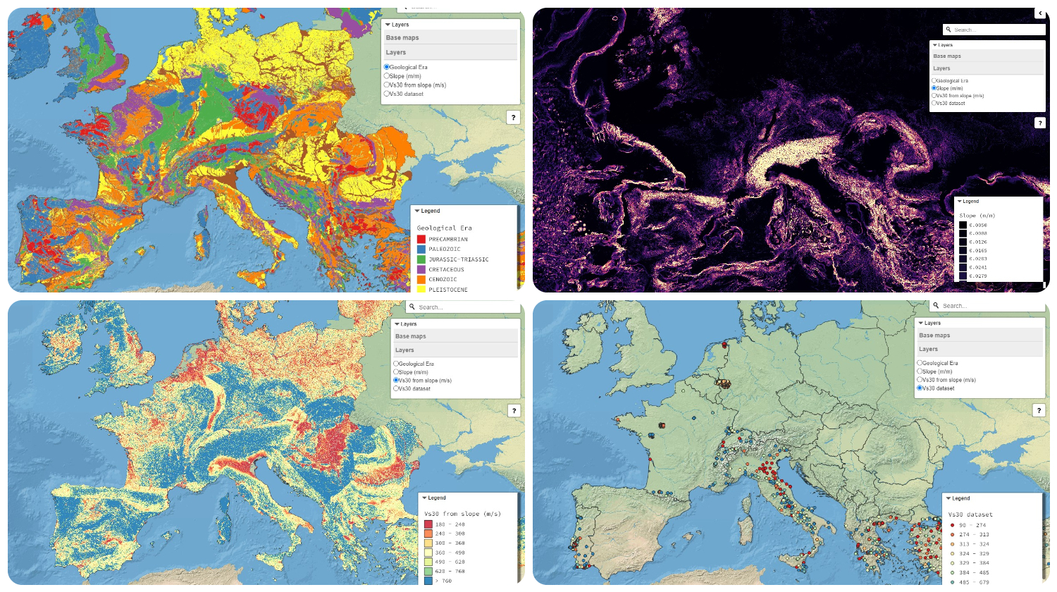 European Site Response Model Datasets Viewer