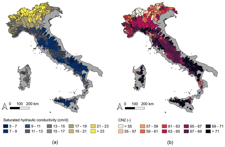 FOCA (Italian FlOod and Catchment Atlas), raccolta di dati sui bacini idrografici italiani