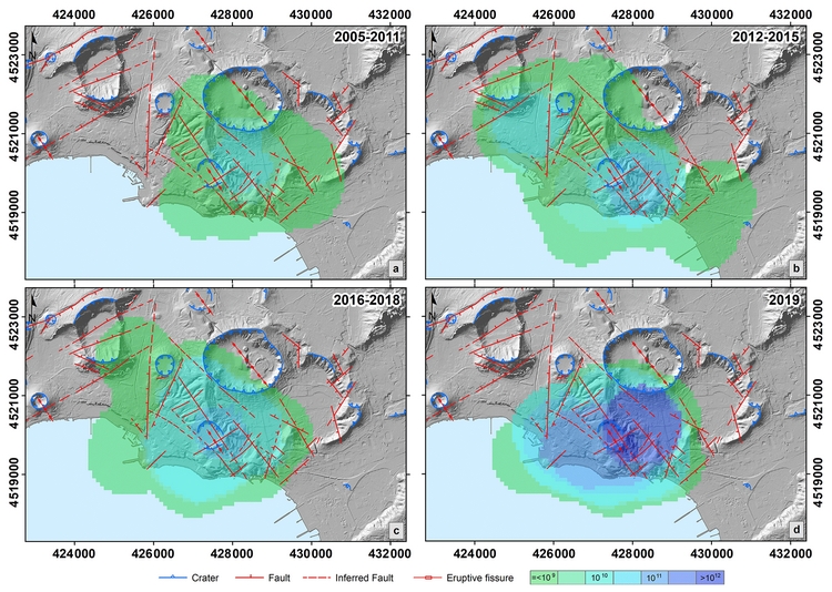 GIS applications in volcano monitoring: the study of seismic swarms at the Campi Flegrei volcanic complex, Italy