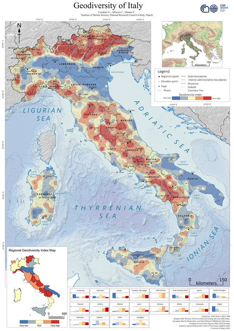 Carta della Geodiversità dell’Italia
