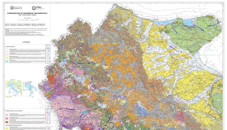 Journal of Maps | Hydrogeology of continental southern Italy (2018)Â 