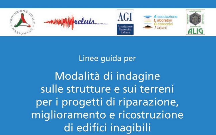 Linee Guida ReLUIS: Indicazioni Tecniche per la Progettazione su Edifici Inagibili
