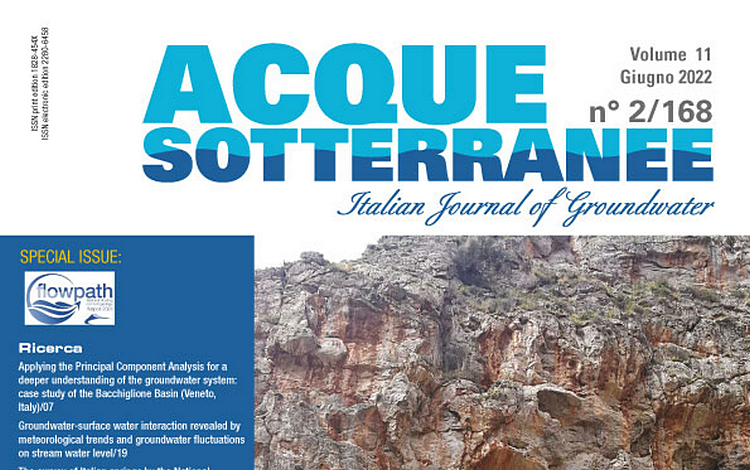 Acque Sotterranee - Italian Journal of Groundwater, Volume 11, n.2 (2022)