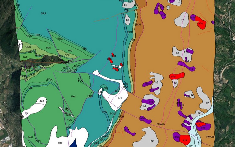 Regione Umbria, cartografia geologica regionale