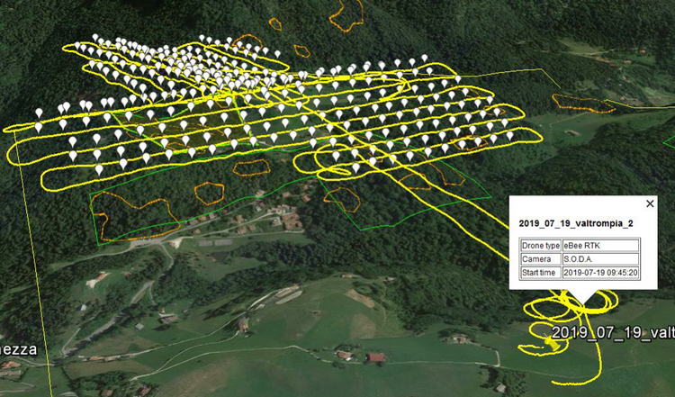 Nuova guida SNPA sull’impiego dei droni nel monitoraggio ambientale
