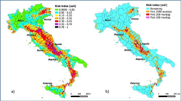 Influenza degli effetti sito sulle mappe di rischio sismico e classificazione sismica dei comuni italiani