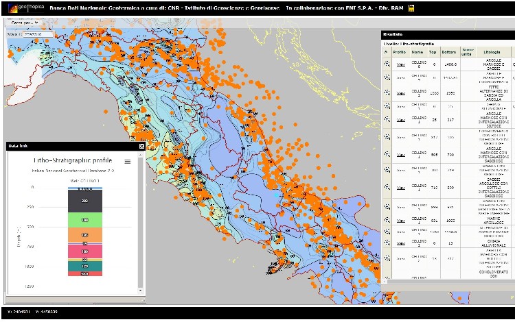 Geothopica, la banca nazionale dati geotermici