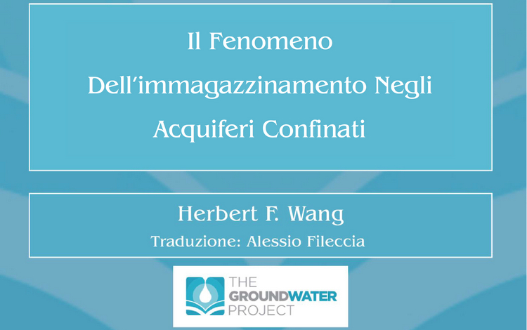 Groundwater Storage in Confined Aquifers, disponibile on line la traduzione italiana