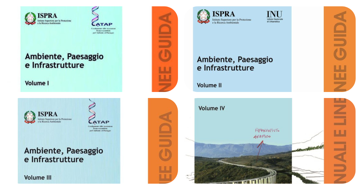 Ambiente, Paesaggio e Infrastrutture, volumi ISPRA