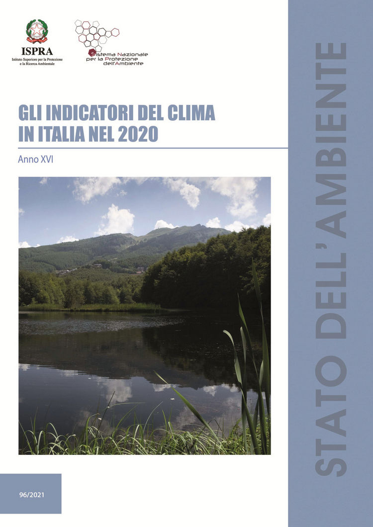 ISPRA pubblica "Gli indicatori del clima in Italia nel 2020 – Anno XVI"