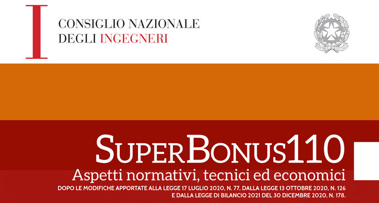 Pubblicazione CNI - SuperBonus110 - Aspetti normativi, tecnici ed economici
