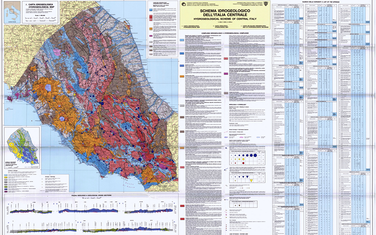 Schema Idrogeologico dellâ€™Italia Centrale (Boni 1986), pubblicazione disponibile online