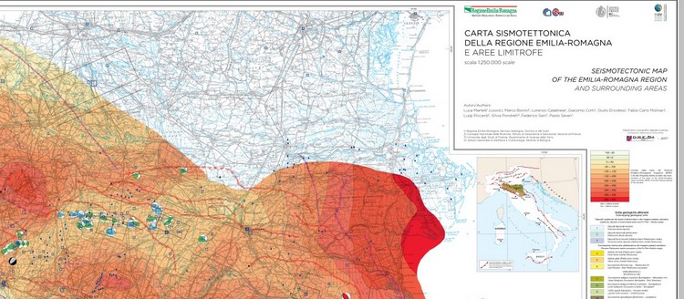 Carta sismotettonica della Regione Emilia-Romagna e aree limitrofe ( 2016)