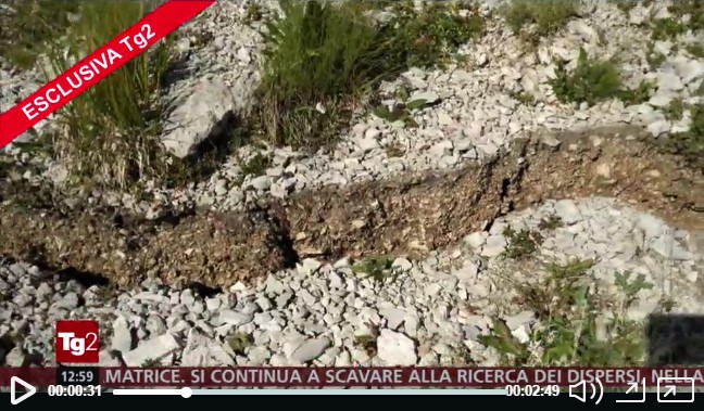 Video - Terremoto, la faglia di Amatrice