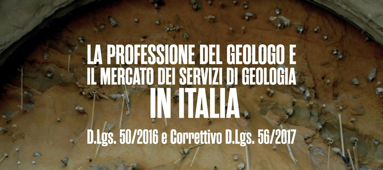 CNG - La professione del geologo ed il mercato dei servizi di geologia in Italia