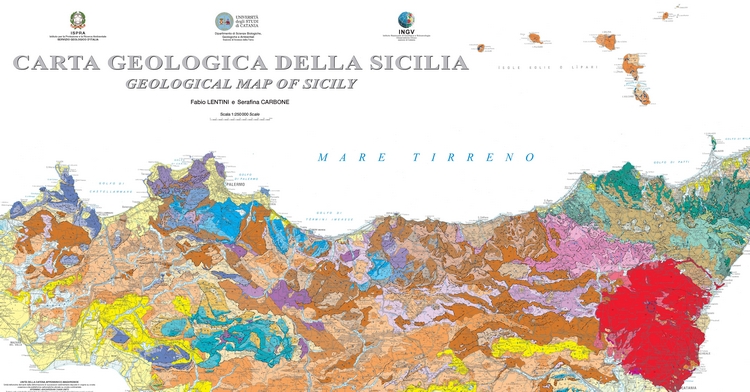 Presentazione della Carta geologica della Sicilia, scala 1:250.000