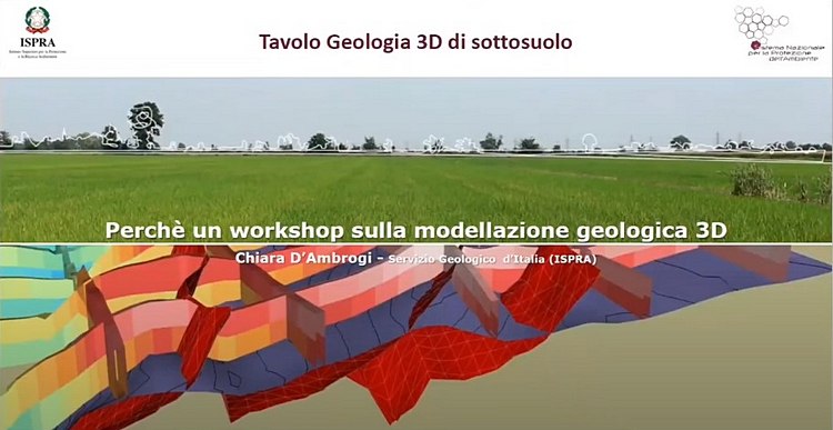 Disponibile lo streaming del Workshop "Modellazione geologica 3D", Servizio Geologico d'Italia - ISPRA