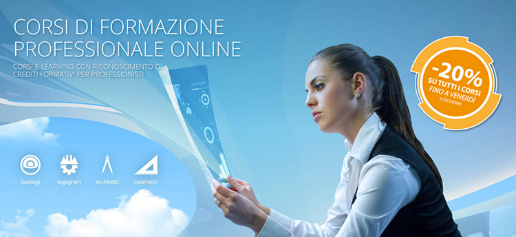 Tutti i corsi al 20% di sconto!Ma solo fino a venerdì 4 Dicembre