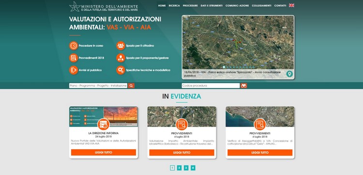 Nuovo Portale VAS-VIA-AIA, punto di accesso unico a tutte le procedure di valutazione e autorizzazione ambientale