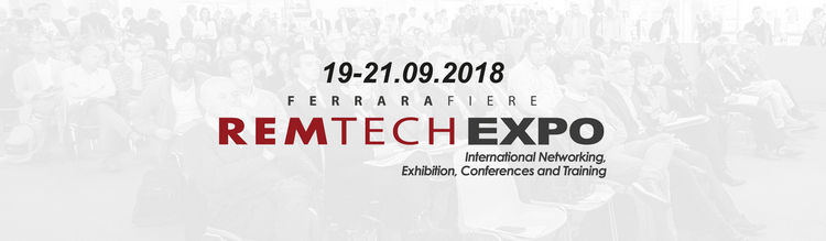 RemTech Expo, 19-21 Settembre 2018 â€“ Ferrara Fiere Congressi