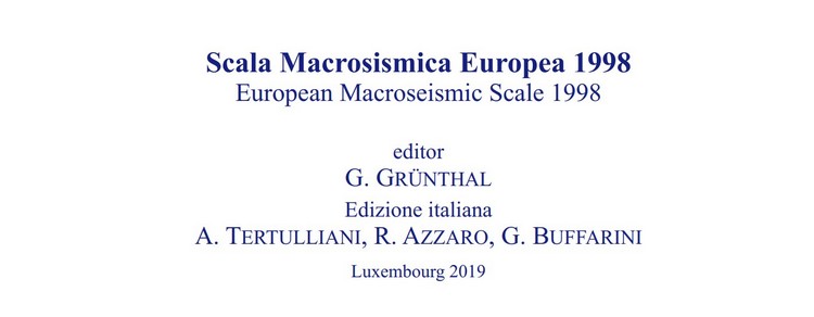 Scala macrosismica europea EMS-98, pubblicata la versione italiana