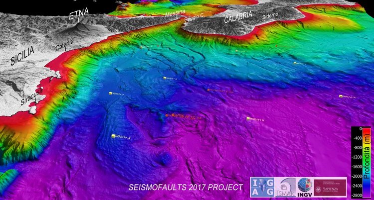 Seismofaults, monitorare le faglie sismiche del Mar Ionio