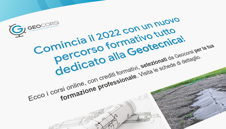 Accresci le tue competenze sulla Geotecnica