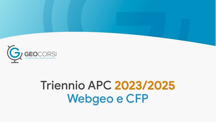 Novità aggiornamento geologi -  triennio APC 2023-2025